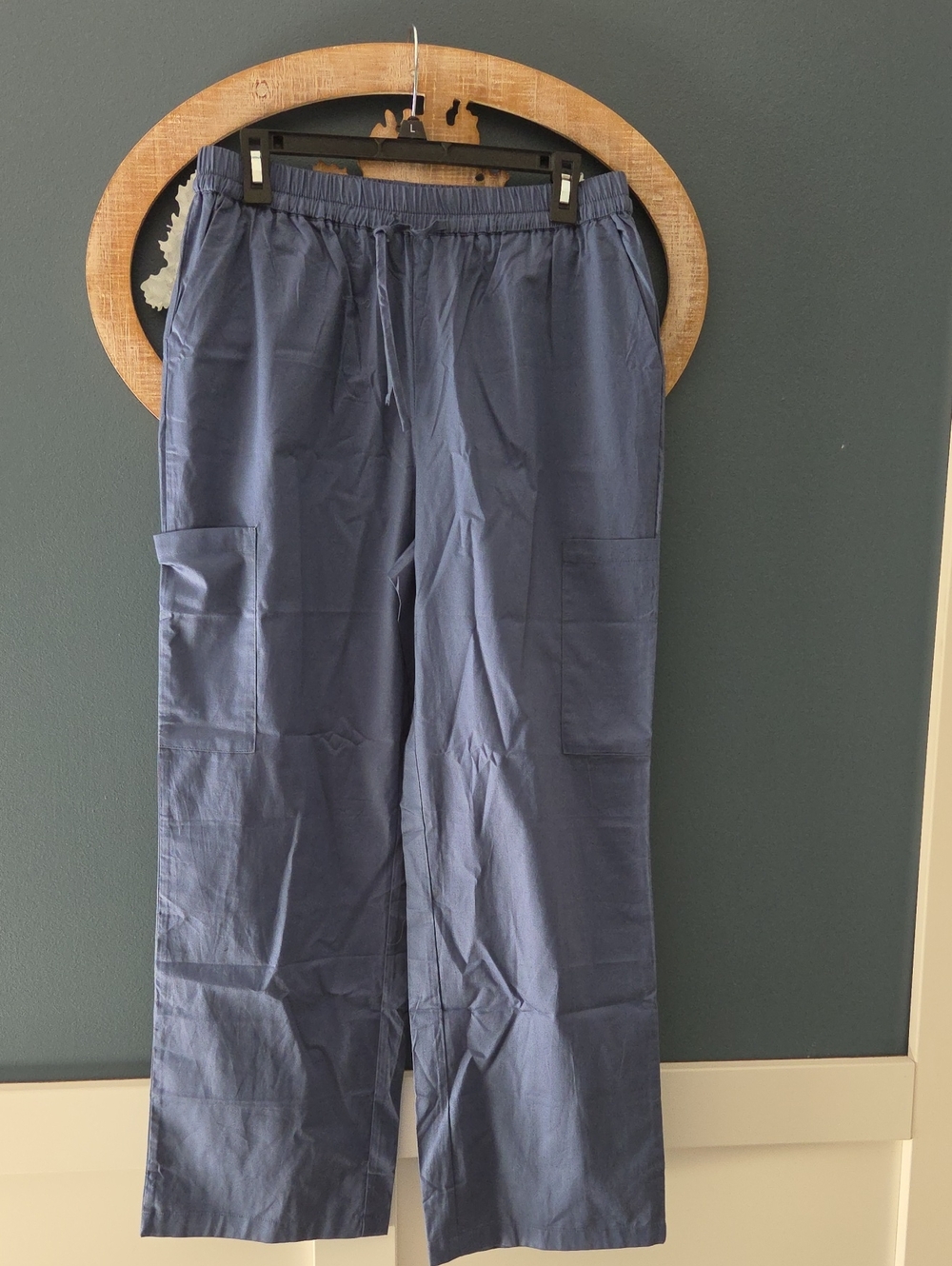 NEW Acelitt High Waist Baggy Cargo  Casual Drawstring Elastic Pant.